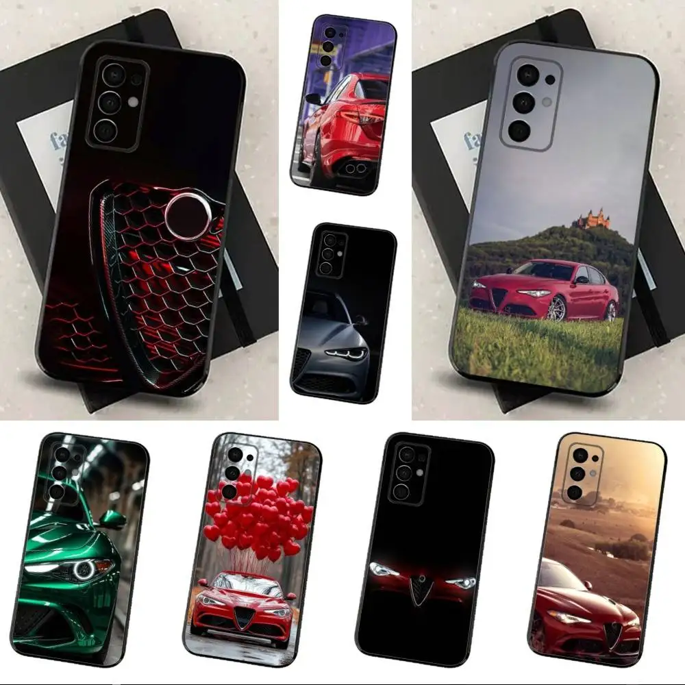 

Cool A-Alfas Car R-Romeo Phone Case For Samsung Galaxy A13,A21s,A22,A31,A32,A52,A53,A71,A80,Soft Black Shell
