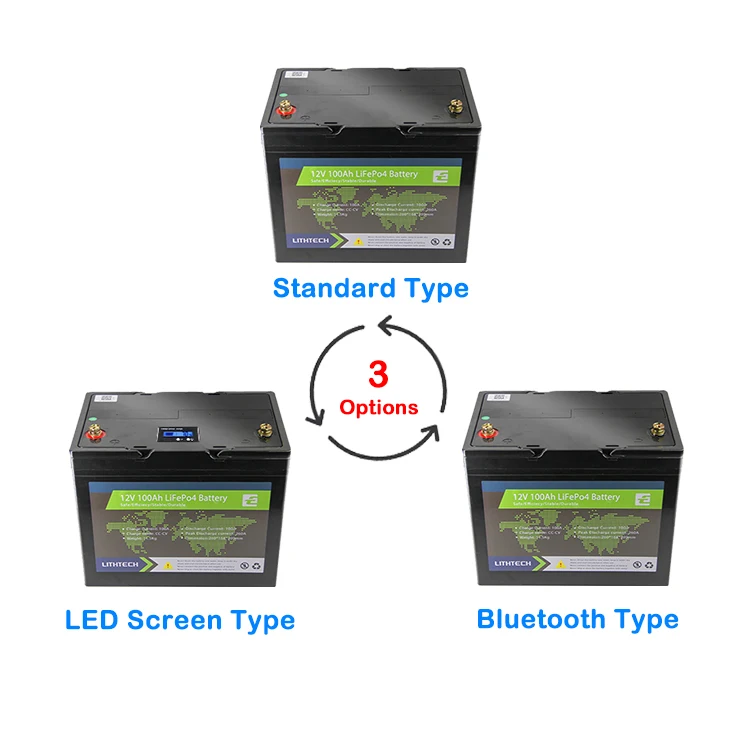 Lithium Iron Phosphate Battery Acumulator 12v Lipo4 100Ah Akku Iron Ion Solar Batteries