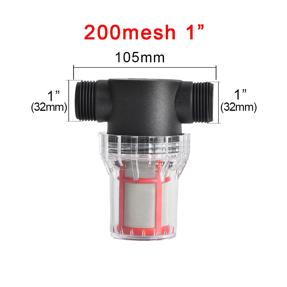 Outer Diameter PE PVC 25/32mm Water Pipe Quick Connector Filter Garden Irrigation System Hose Strainer Filtration