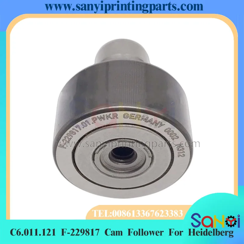 Free Shipping 1 Piece Best Quality C6.011.121 F-229817.01 Cam Follower For Heidelberg SM102 SM74 Printing Machine Parts