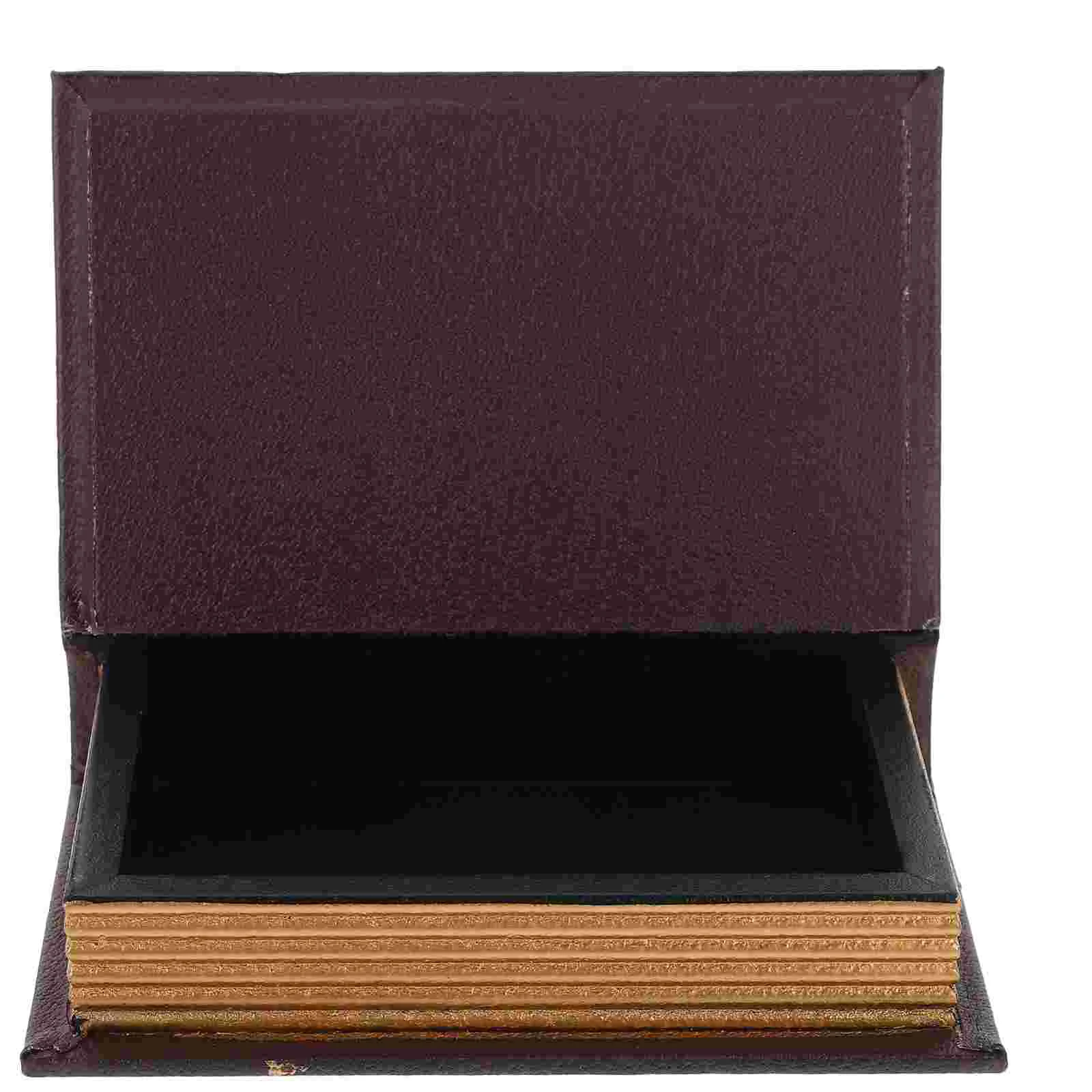 

Imitation Book Decoration Home Ornament Imitated Box Vintage Faux Books Model Pu Prop