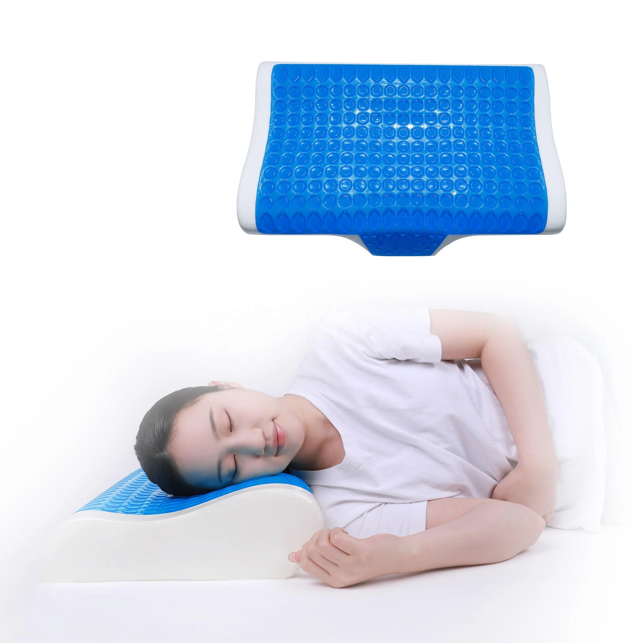Summer Cooling Orthopedic Cervical Pillow Air Permeable Hypoallergenic Cushion No Odor Deep Sleep Bed Rest Back Support Pillow