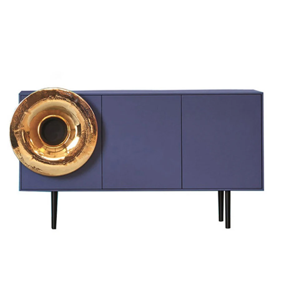 Minimalist modern metal creative wall facing dining living room wine  foyer cabinets, new models