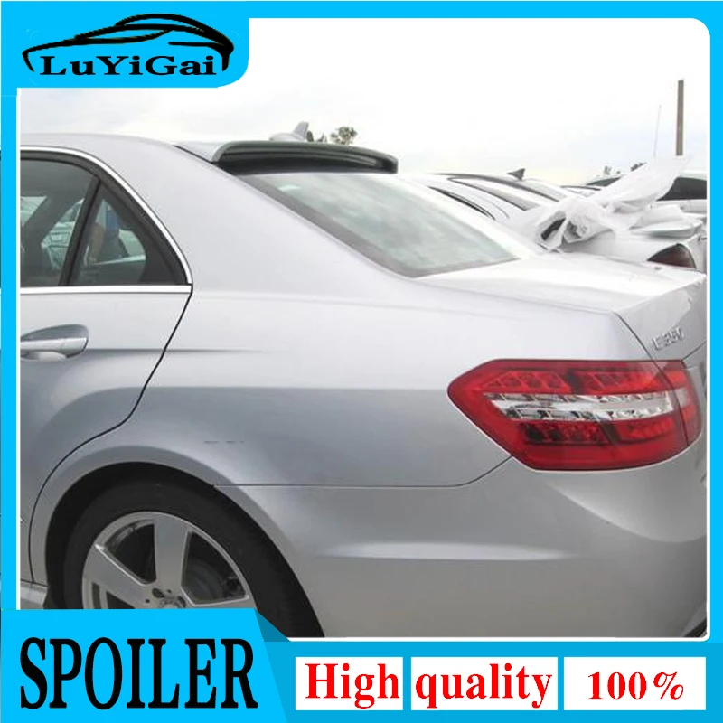 For 2008-2013 Benz W212 Roof Spoiler ABS Material Car Rear Wing Primer Color Rear Spoiler For Benz W212 E320L E260L E300L E63