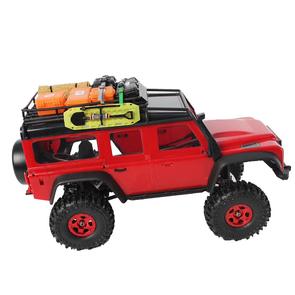RC Crawler Car Parts Roof Decoration Iron shovel luggage  rescue board for 1/18 TRX4M 1/24 Axial SCX24