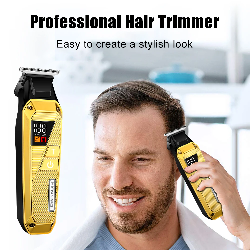 hiena trimmer Professional Barber Hair Clippers Rechargeable Cordless Electric Hair Trimmer Hair Cutting Machine Men Hair Cutter