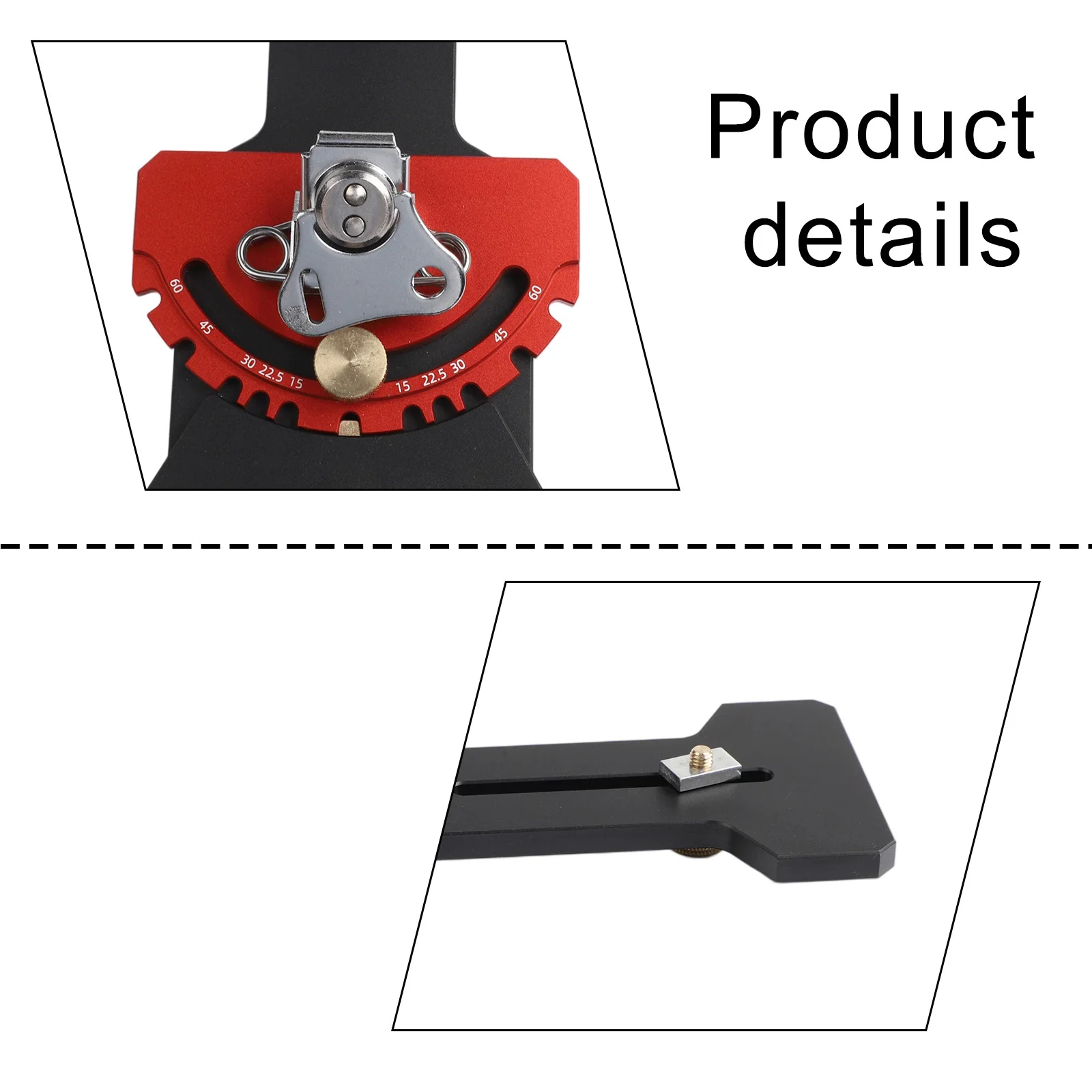 Precision Aluminum CNC 90° Angle Guide Stop Block Rail Saw For Track & Circular Saws 90-Degree Positioning Rail Saw