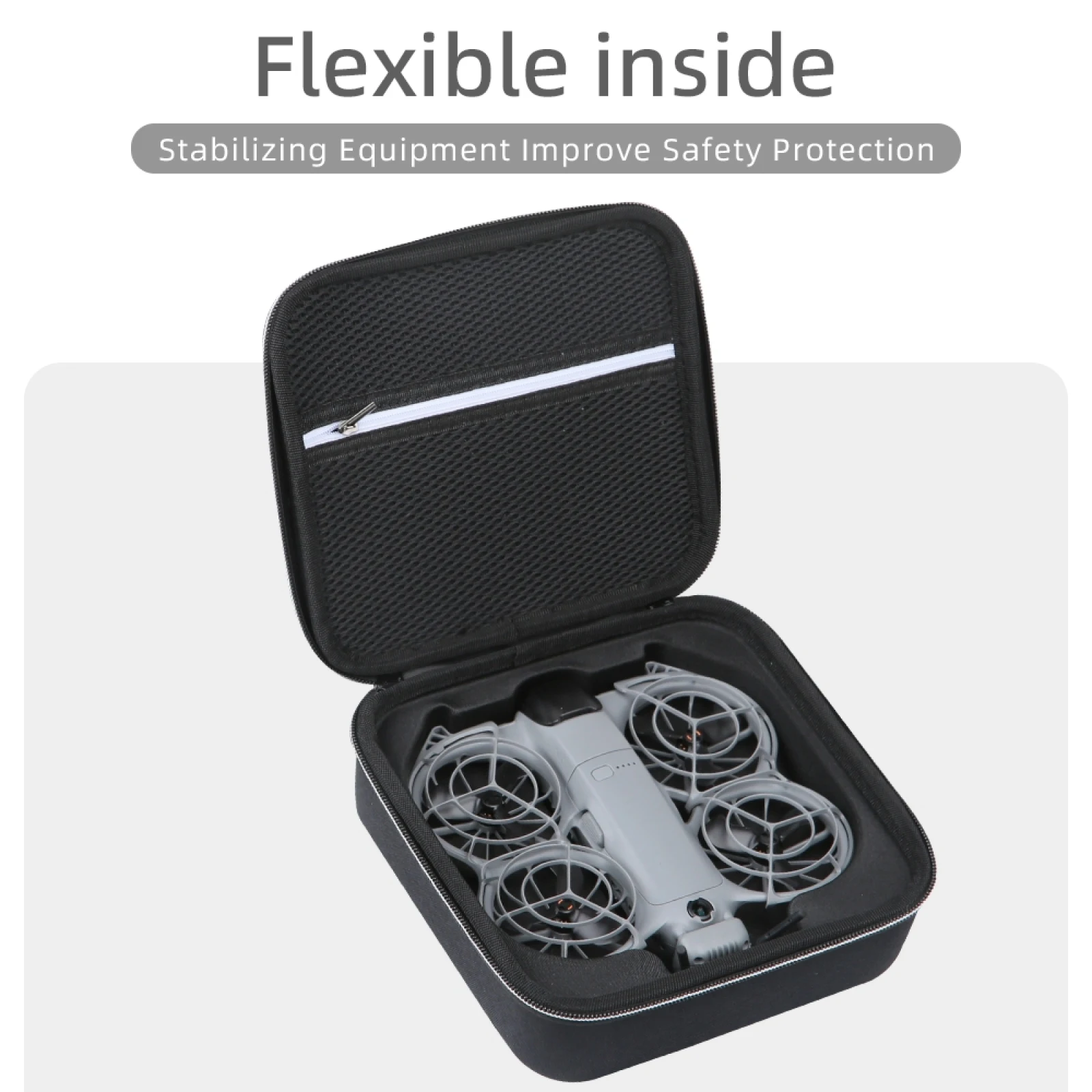 Nylon Single Package Suitcase for DJI Neo 2 Nylon Carrying Case Solid Color Simple Design Dustproof