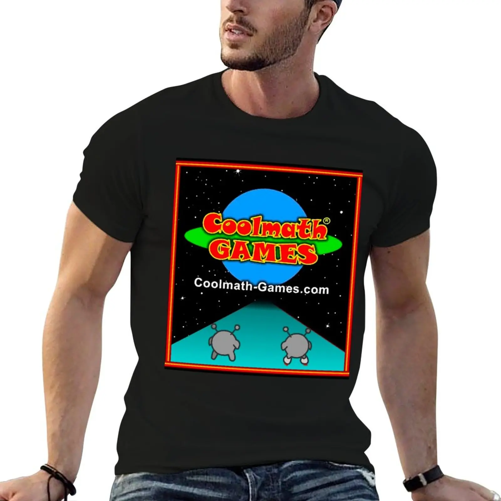 Cool Maths Games T-Shirt Work Daily Short Sleeve Top