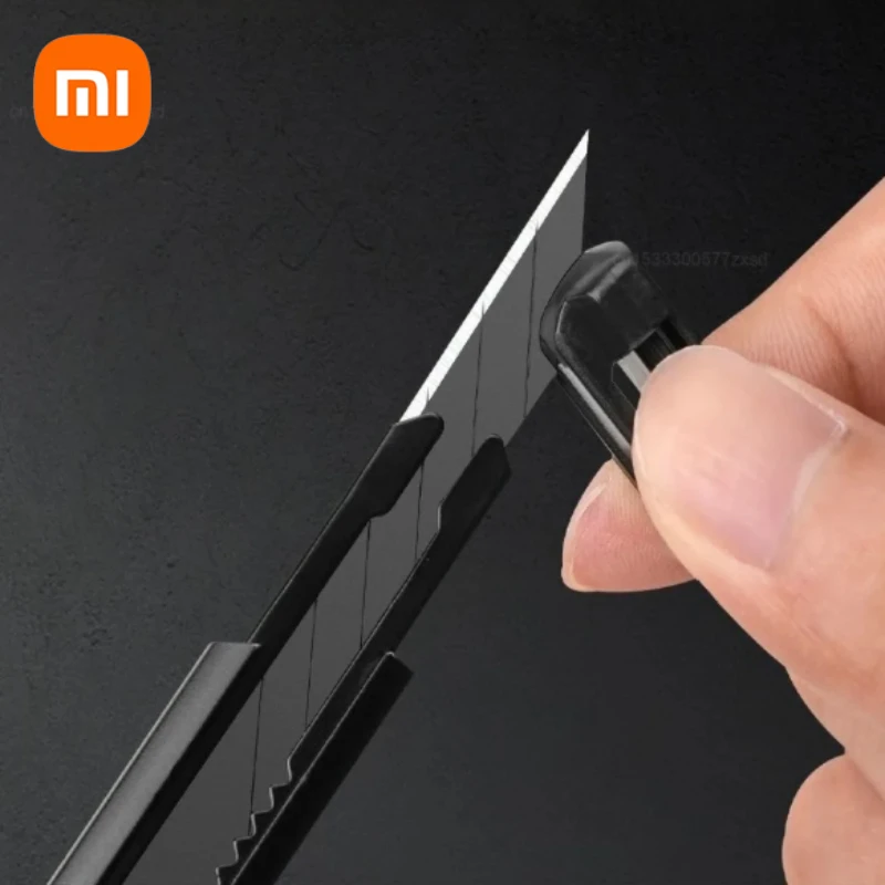 Xiaomi DUKA سكّين متعدّد الاستخدامات صندوق القاطع قابل للسحب شفرات الكربون الصلب سكين جيب تصميم القفل الذاتي أدوات القطع القرطاسية
