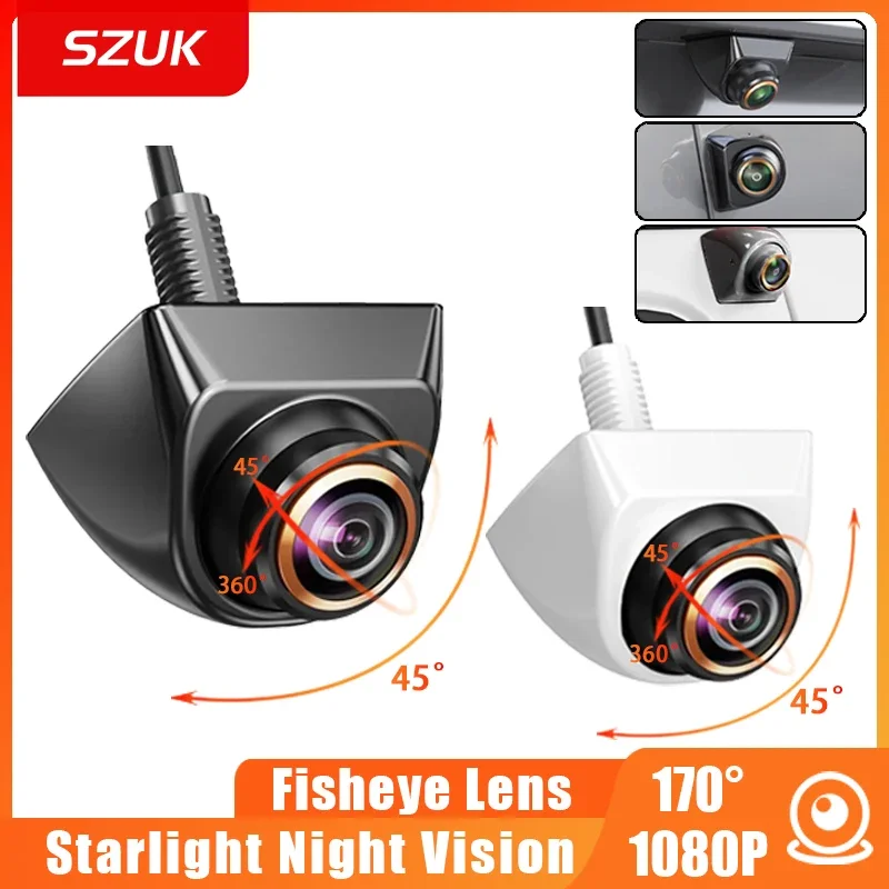 Car Rear View Camera AHD CVBS 1080P Full HD Reversing Image Camera 170° Wide Angle Night Vision Fisheye Len Car Reversing Camera 