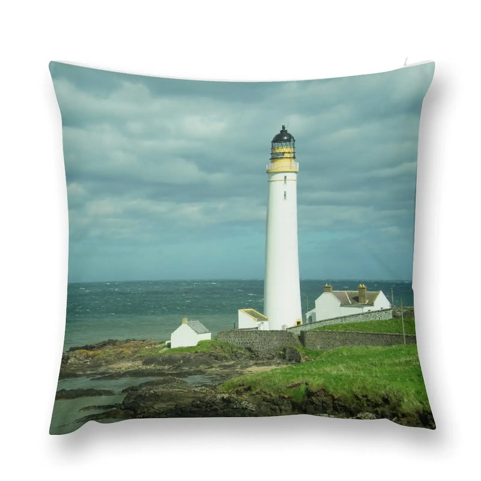 

Scurdie Ness Lighthouse Throw Pillow Luxury Sofa Cushions Christmas Cushion For Home pillow