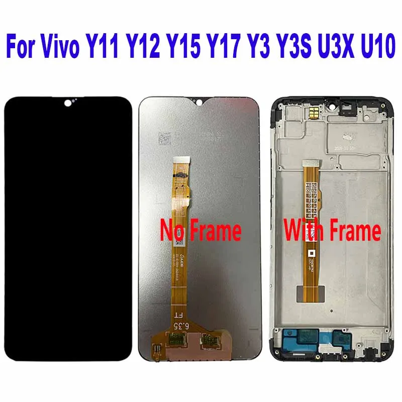 

For Vivo Y11 Y12 Y15 Y17 Y3 Y3S U3X U10 V1901A V1901T 1916 V1928A LCD Display Touch Screen Digitizer Assembly