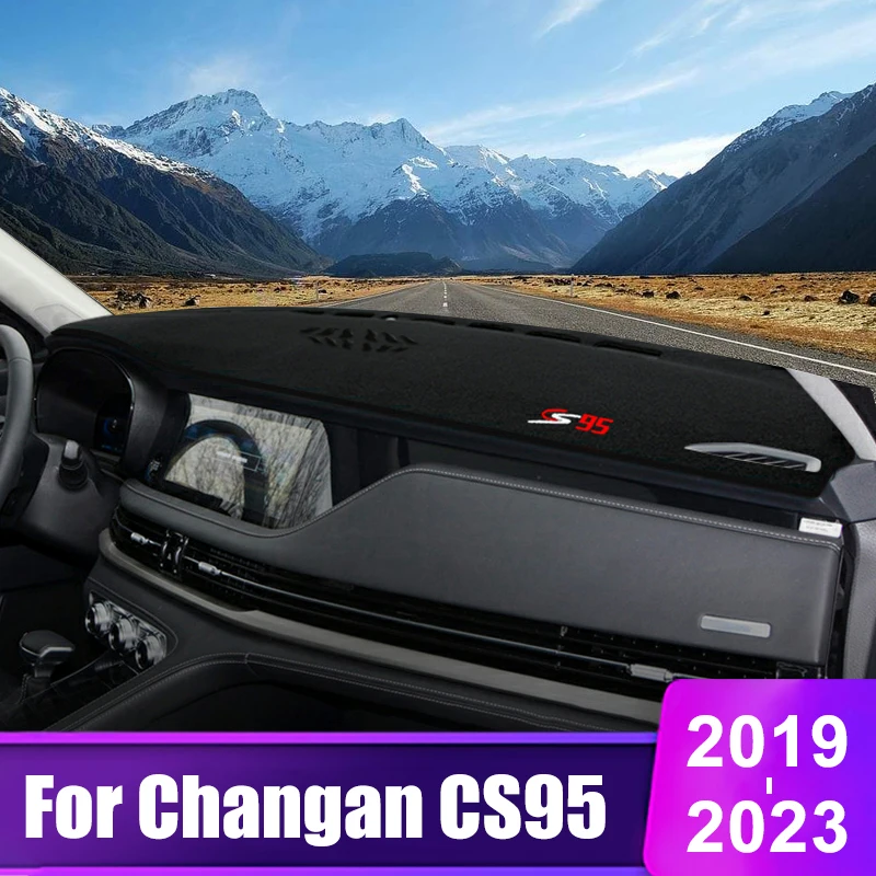 

For Changan CS95 2019 2020 2021 2022 2023 Car Dashboard Cover Sun Shade Avoid Light Mat Pad Instrument Panel Carpets Accessories