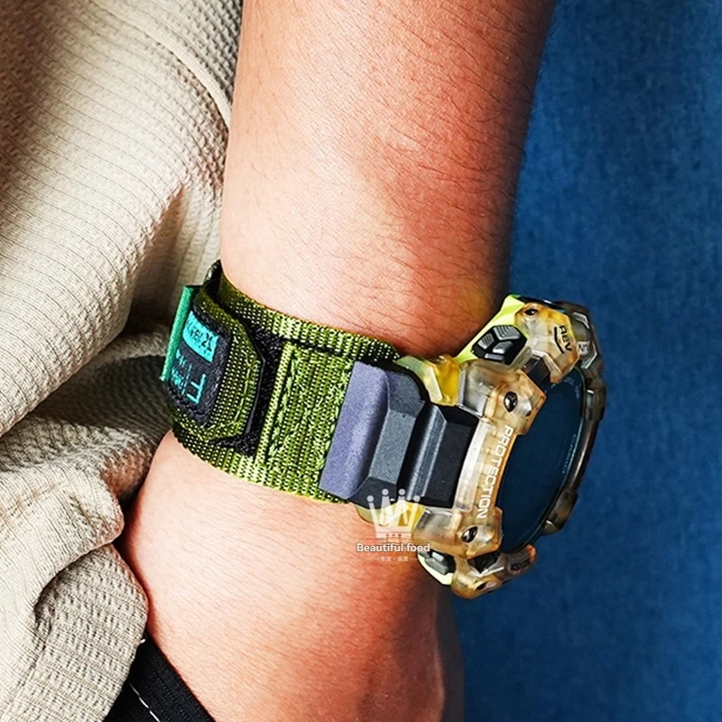 for Casio G-SHOCK series 3475 GBD-H1000 series modified sports mountaineering nylon canvas strap men's watch strap accessories view 4