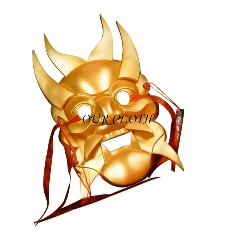 Party Mask Aesthetics Mask Hand Painted Nuo Operas Mask Masquerade Mask Gifts Y1AC