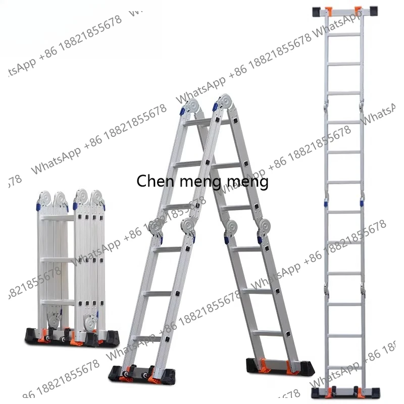 

Aluminum Alloy Folding Ladder Multifunctional Herringbone Design For Household And Engineering Use