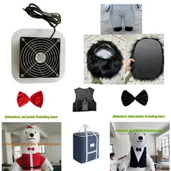 Inflatable accessories, battery vest, vest, bow shoe cover, polar bear, giant panda, gorilla, rabbit, cow, cartoon doll, inflata