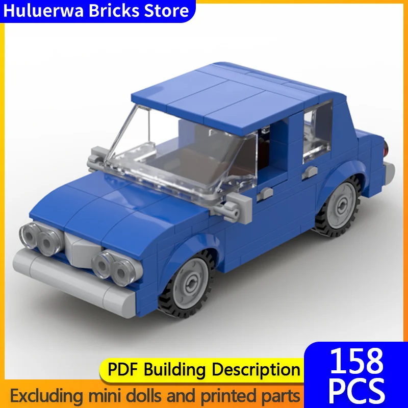 

Модель скоростного гоночного автомобиля MOC Building Bricks Corvair Спортивный седан Модульная технология Детские праздничные подарки Сборка игрушек Костюм