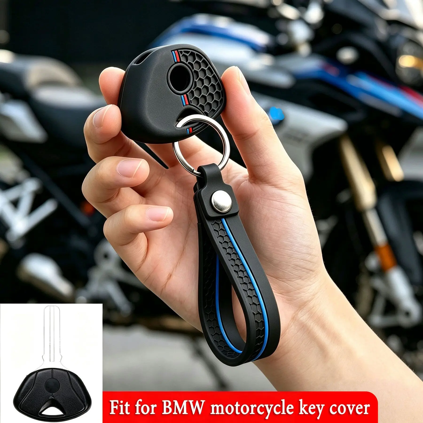 Key Case Cover Keychain For BMW C600 Sport GS1200 K1200R K1200S R1200RT K1300R K1300S S1000RR F650GS F800GS F800ST Motor Holder