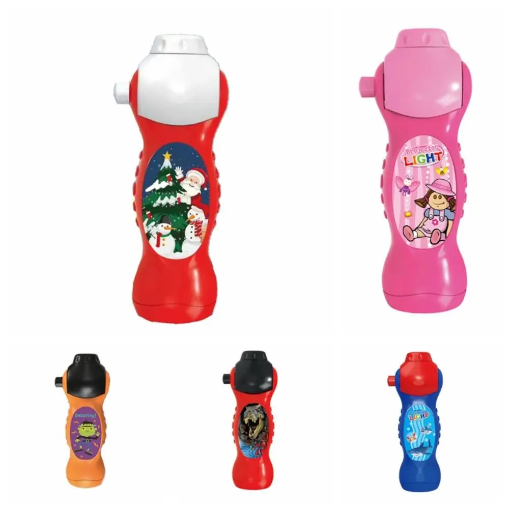 

Plastic Projector Lamp Educational Puzzle 24 Patterns Animal Pattern Torch Projector Early Education LED