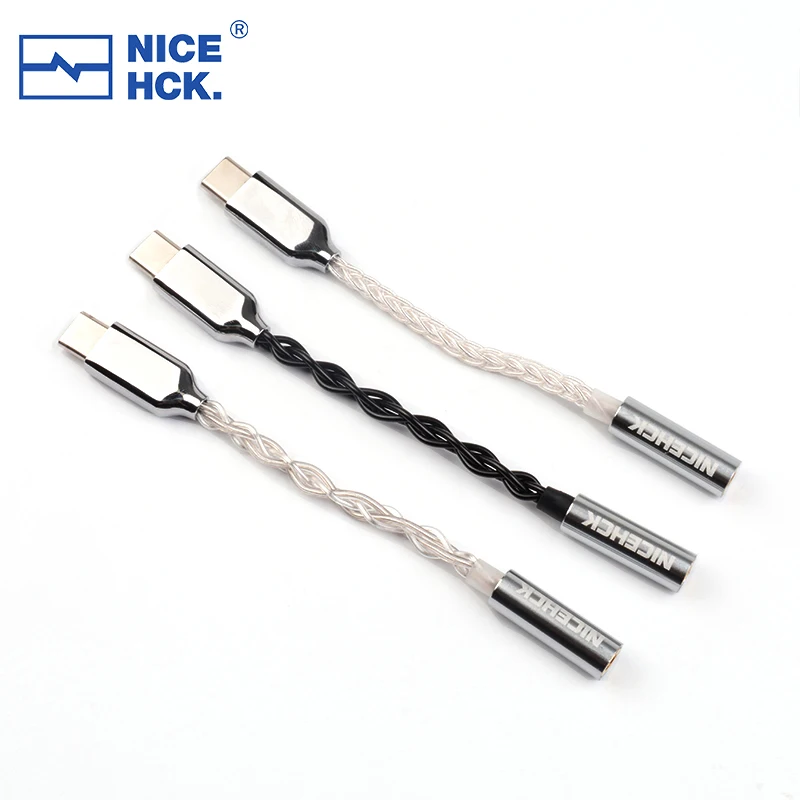 NiceHCK TC3 Type-C Lightning do 3,5 mm 4,4 mm ALC5686/C100 Chip DAC Adapter HIFI Kabel dekodera wzmacniacza słuchawkowego do iPhone1415