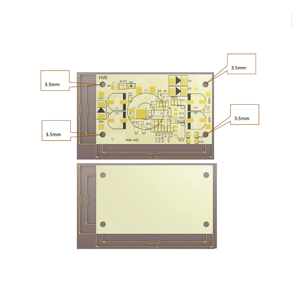 DC-DC Boost Converter Module 10-40V to 10-50V 10A 250W Adjustable Step Up Voltage Regulator CC CV Power Supply Module