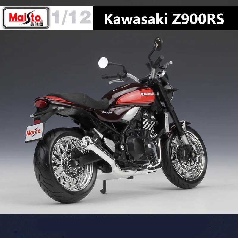 Maisto 1:12 Kawasaki Z900 RS Alloy Sports Motorcycle Model Diecast Metal Street Racing Motorcycle Model Collection Kids Toy Gift