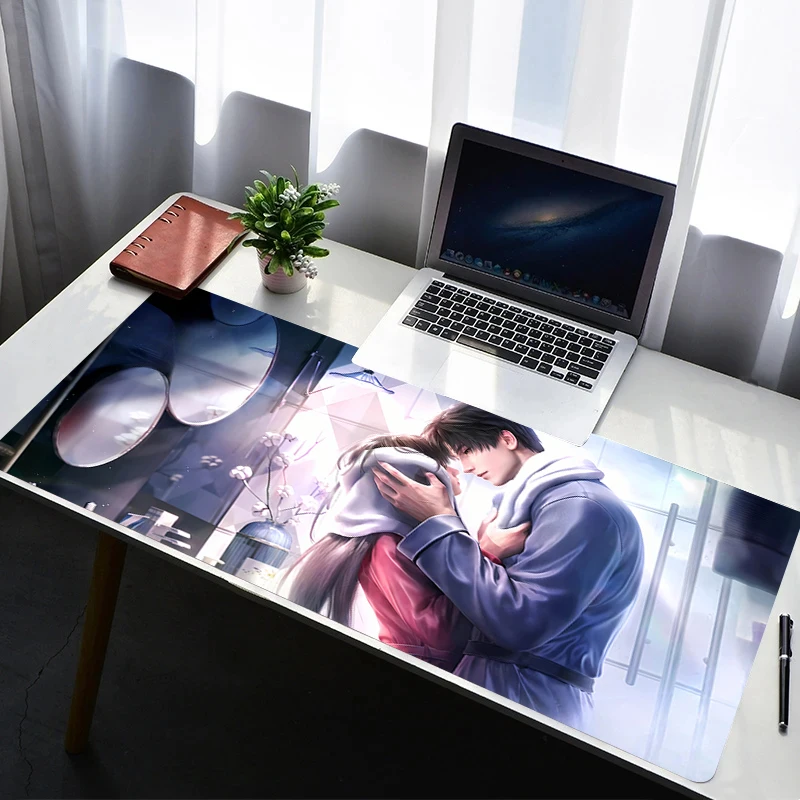 

Mouse Pad Rubber Computer Gamer Mousepad Laptop Extended Desktop Mat PC Gaming Accessories Love And Deepspace Zayne Keyboard Pad
