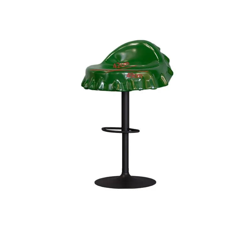 YJQ Bar Chair Light Luxury Premium Household Island Table High Lifting Rotating Dining Chair