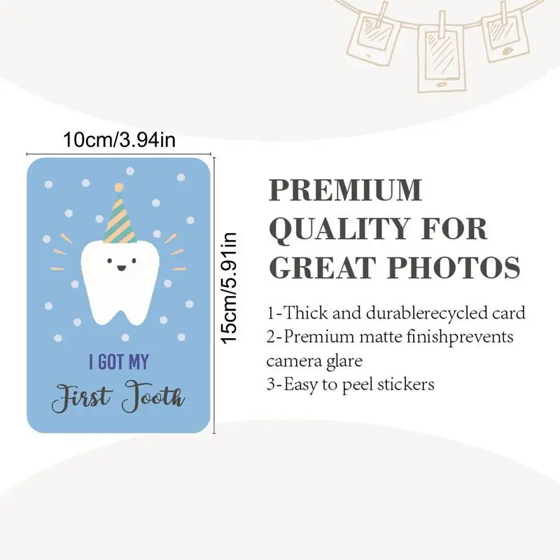 Monthly Kids Milestone Colorful Months Signs 50x Funny Photography Prop Baby Shower Decorations For Parties