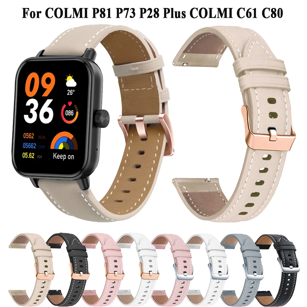 Replacement Sport 20mm Belt For COLMI P81 Strap Watch Band For COLMI P28 Plus / P73 / P42 / C80 / C61/ P8 Wristbands Accessories