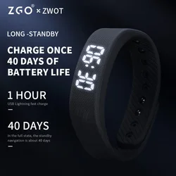 ZGO Multifunctional Health Tracking Sports Bracelet Ip67 Waterproof Sports Watch Suitable For Men And Women 4 Color Choices 660X