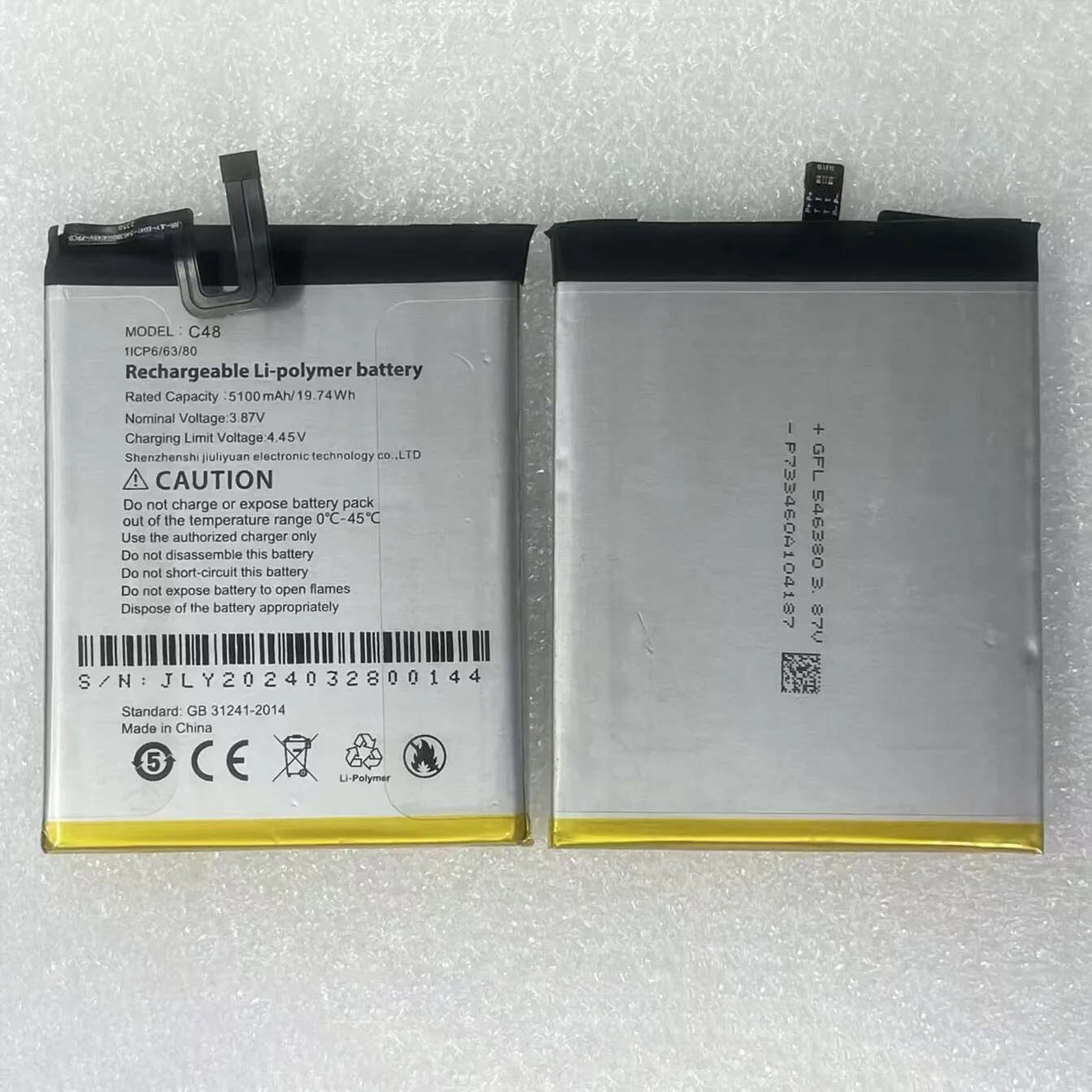 New C48 5100Mah 3.8…