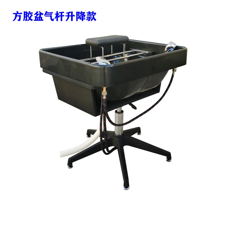 Barber Shop Mobile Lifting Men's Seated Shampoo Basin Seat Hair Chair Semi-reclining Shampoo Splicing Beauty Massage Bed