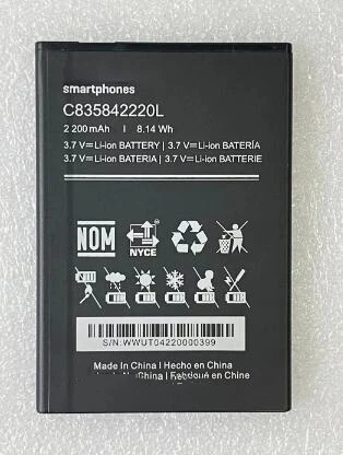 

3.7V 2200mAh New Original BLU C835842220L Replacement Mobile Phone Battery