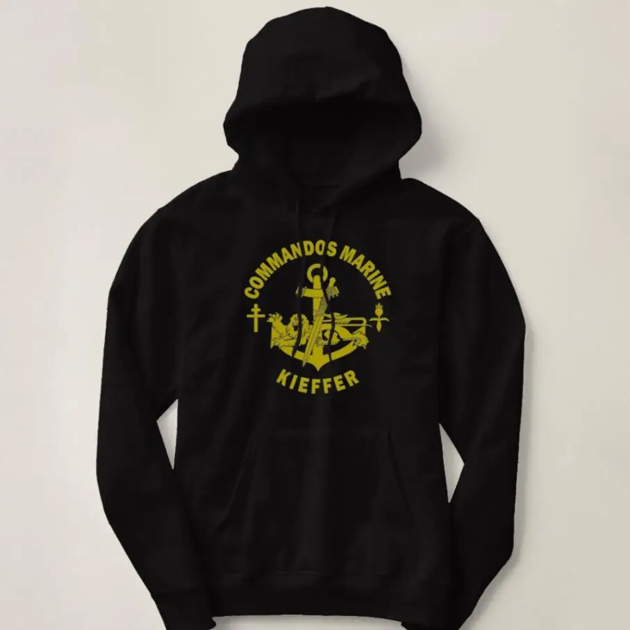 

French Naval Special Forces Commandos Marine Kieffe Hoodie Casual 100% Cotton Sweatshirt