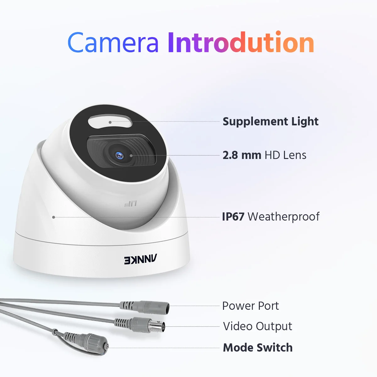 SANNCE 4CH 5MP XPOE Video Security System 4PCS 5MP Outdoor Waterproof Infrared Night Vision IP Camera Wireless Surveillance Kit