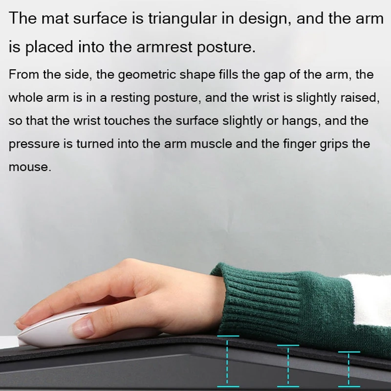 【Livraison Rapide】لوحة ماوس هندسية صلبة #4