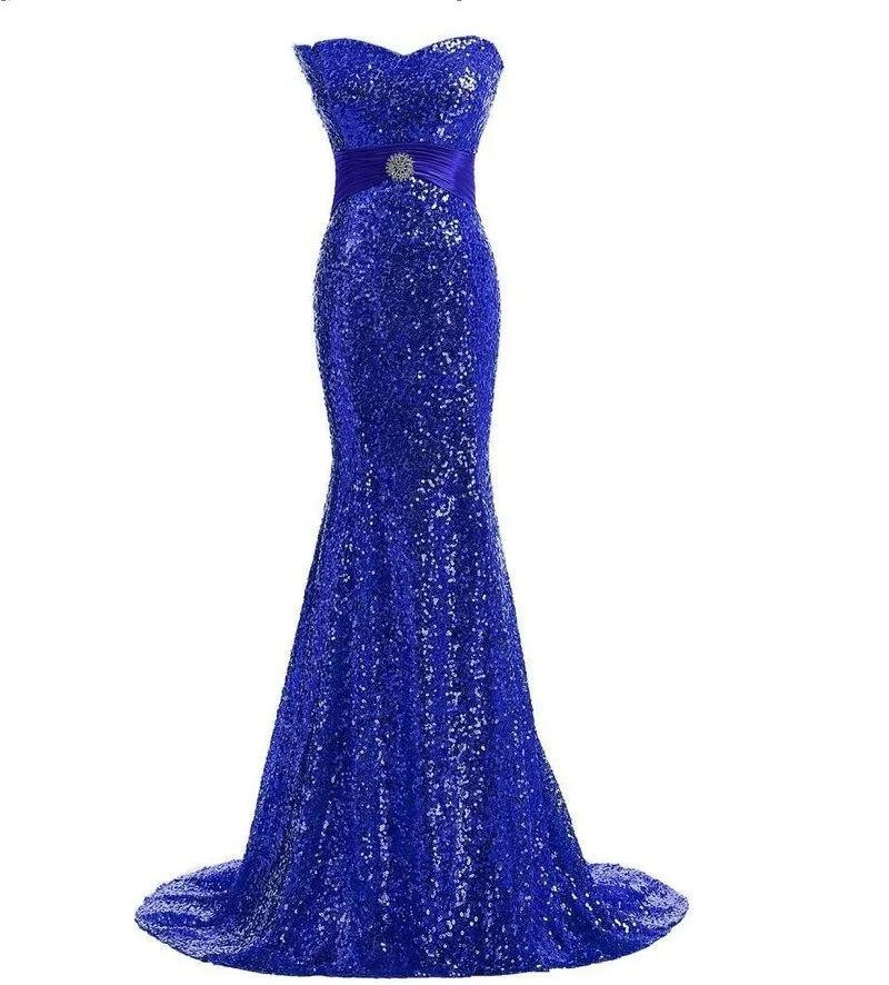 Abiti da ballo a sirena con paillettes dorate e paillettes di lusso Foto reali Abiti da sera eleganti formali Abito lungo per party di matrimonio Nuovo