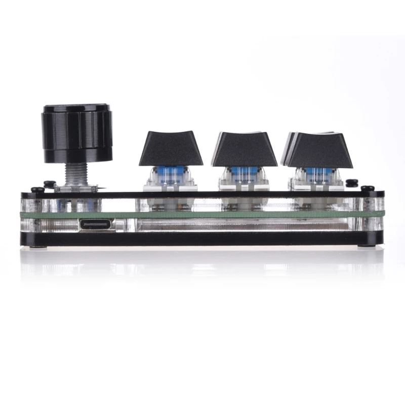 Programowanie makr Pokrętło dostosowywania Klawiatura 6 klawiszy Mini-przyciskowa klawiatura do gier