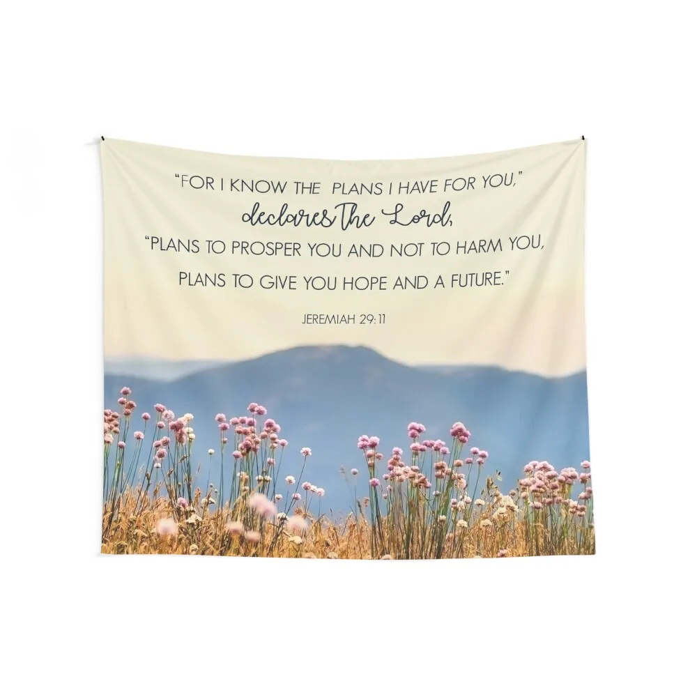 Jeremiah 29:11 Tapestry Cute Decor Bedroom Decoration Tapestry