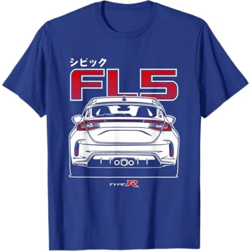 

HONDA 2026 New Hot Summer Honda Men's Women's T-Shirts Civic Type R FL5 Motorcycle Riding Off-Road Racing Lovers Retro Trend Top