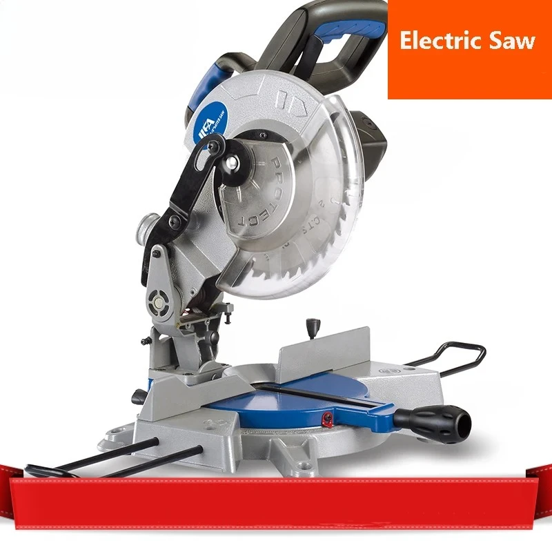 

8 Inch Pull Rod Miter Saw Aluminum Cutting Machine 45 Degree Laser Positioning Miter Saw Circular Sawing Machine