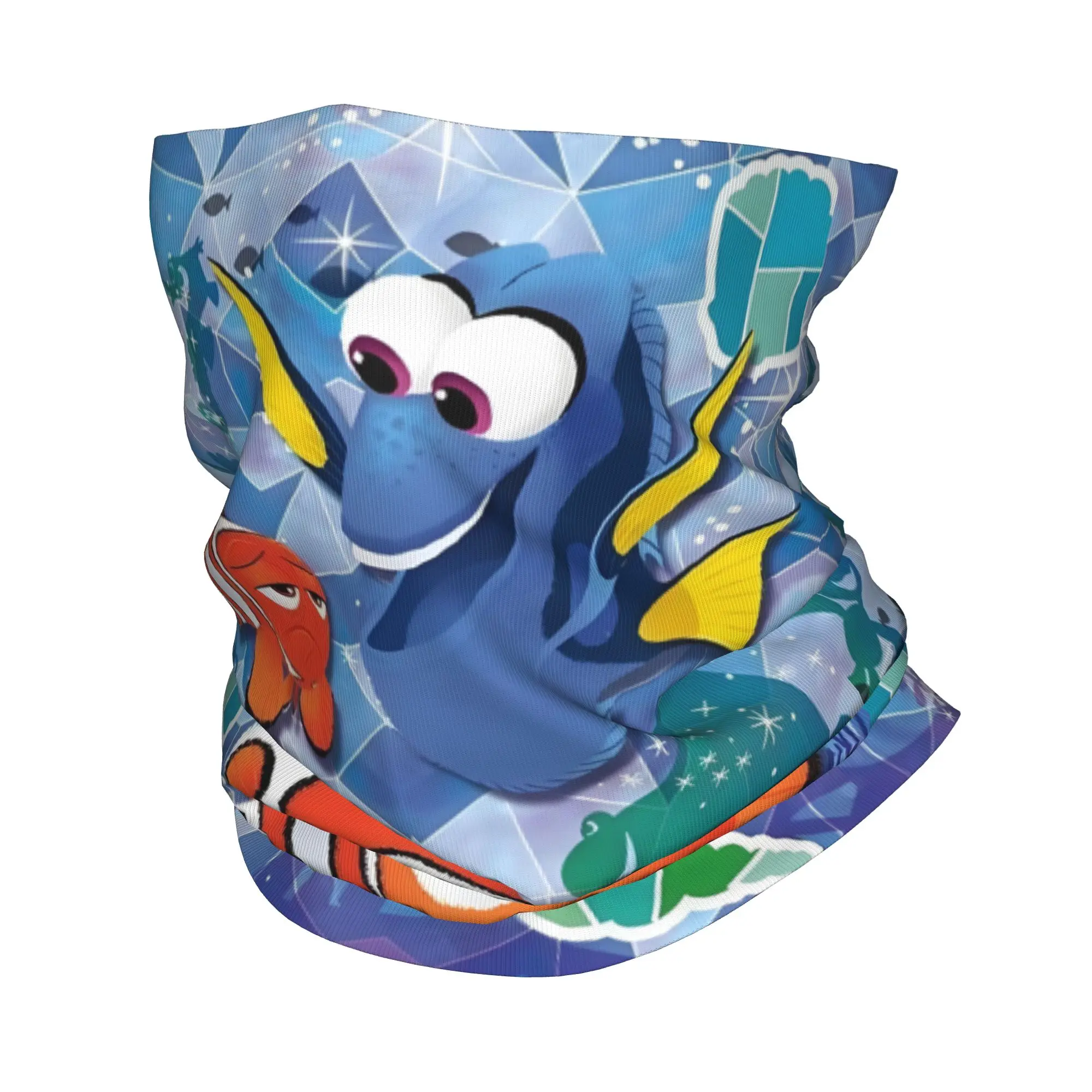 

Многофункциональный шарф-бандана/балаклава с мультяшным принтом «В поисках Немо» для мужчин и женщин, для походов и велоспорта, согревающий шарф-труба