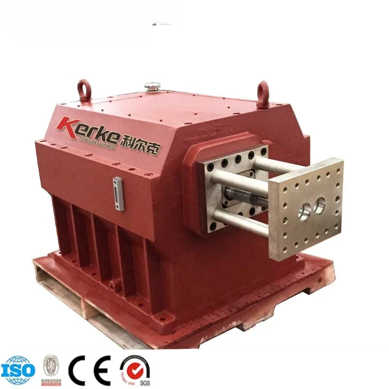 Co Rotating Twin Screw Extruder Gearbox For Extrusion Machine PLC