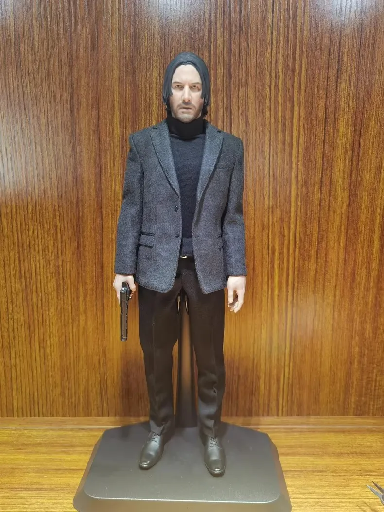 

1/6 Коллекционные игрушки, костюм убийцы, мужской солдат Киану Ривз, 12 дюймов, полный набор, экшн-фигурка, модель, подарки POPTOYS EX-053