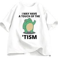 I May Have A Touch of The Tism Funny T Shirt Autism Retro T-Shirt Short Sleeve Tshirt Casual Men O-neck T Shirt Tee Tops Summer