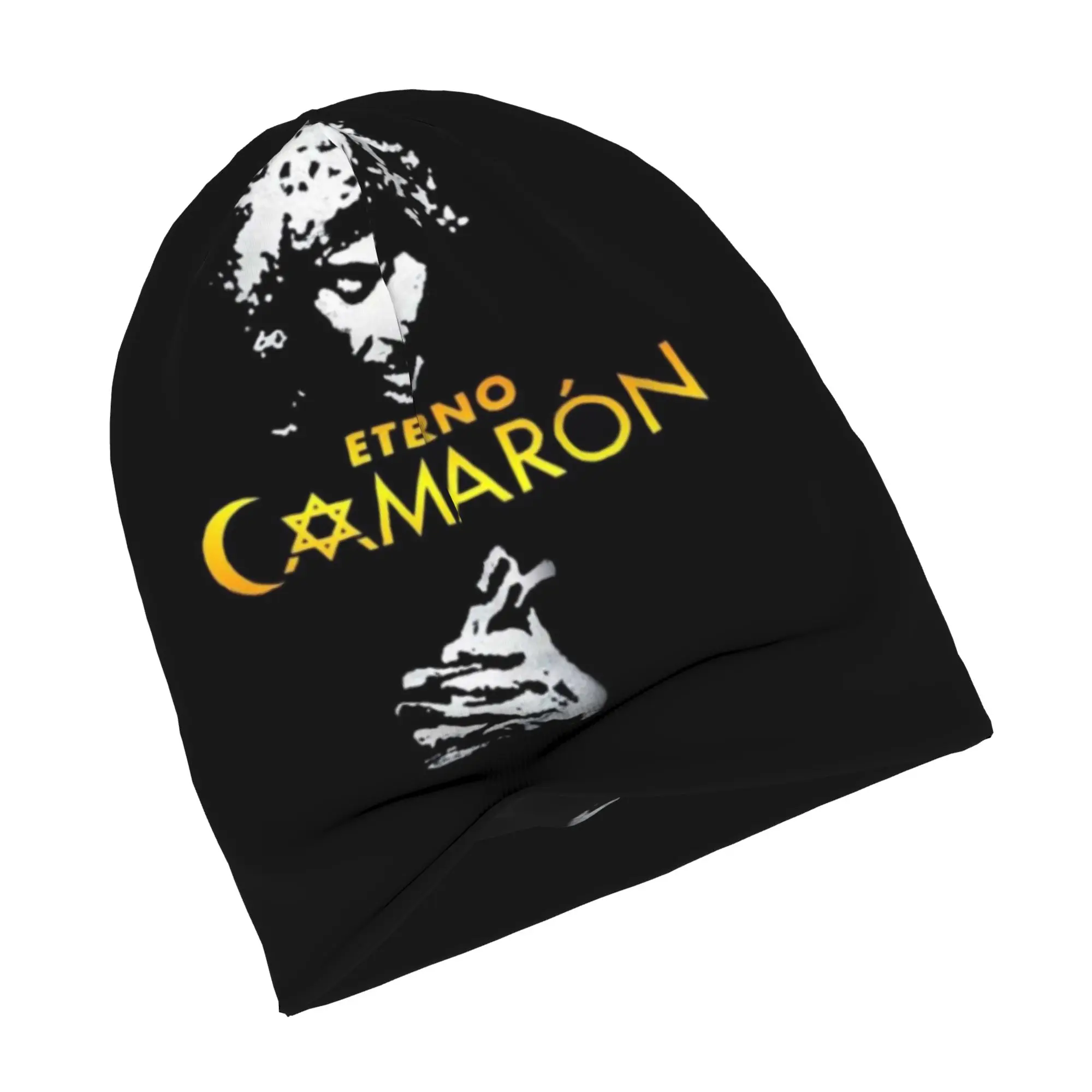 C-Camaron De La Isla Famous Musician Bonnet Hats Street Knitting Hat For Warm Shrimp Flamenco Singer Skullies Beanies Caps