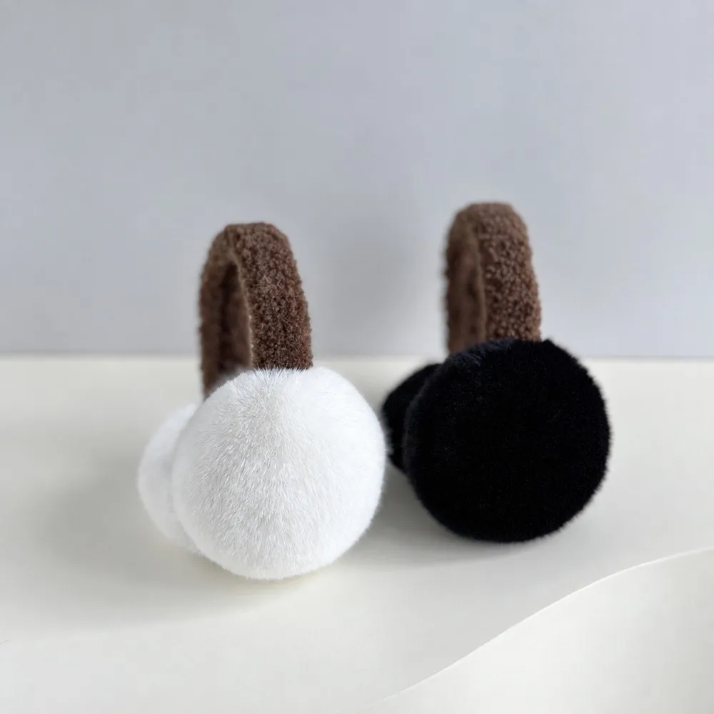 Portable Foldable Earmuffs Faux Fur Soft Ear Warmers Winter Earmuffs Cold Weather